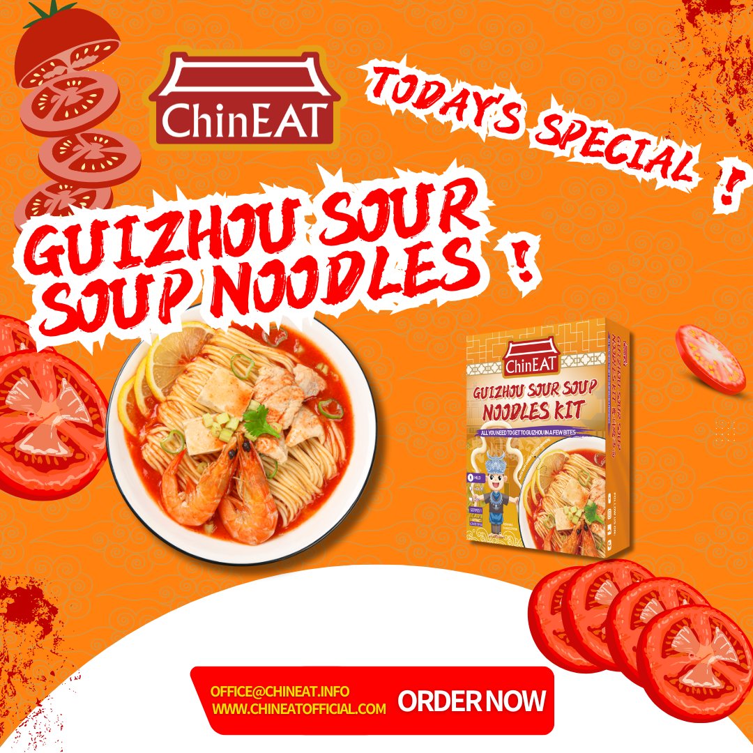 Life throws you tomatoes? Make sour soup noodles! Visit chineatofficial.com drop an Email to office@chineat.info and keep in touch with us!⁠ #chinesefood #asianfood #Guizhou #soursoupnoodles #tomatoes #chineat #贵州红酸汤