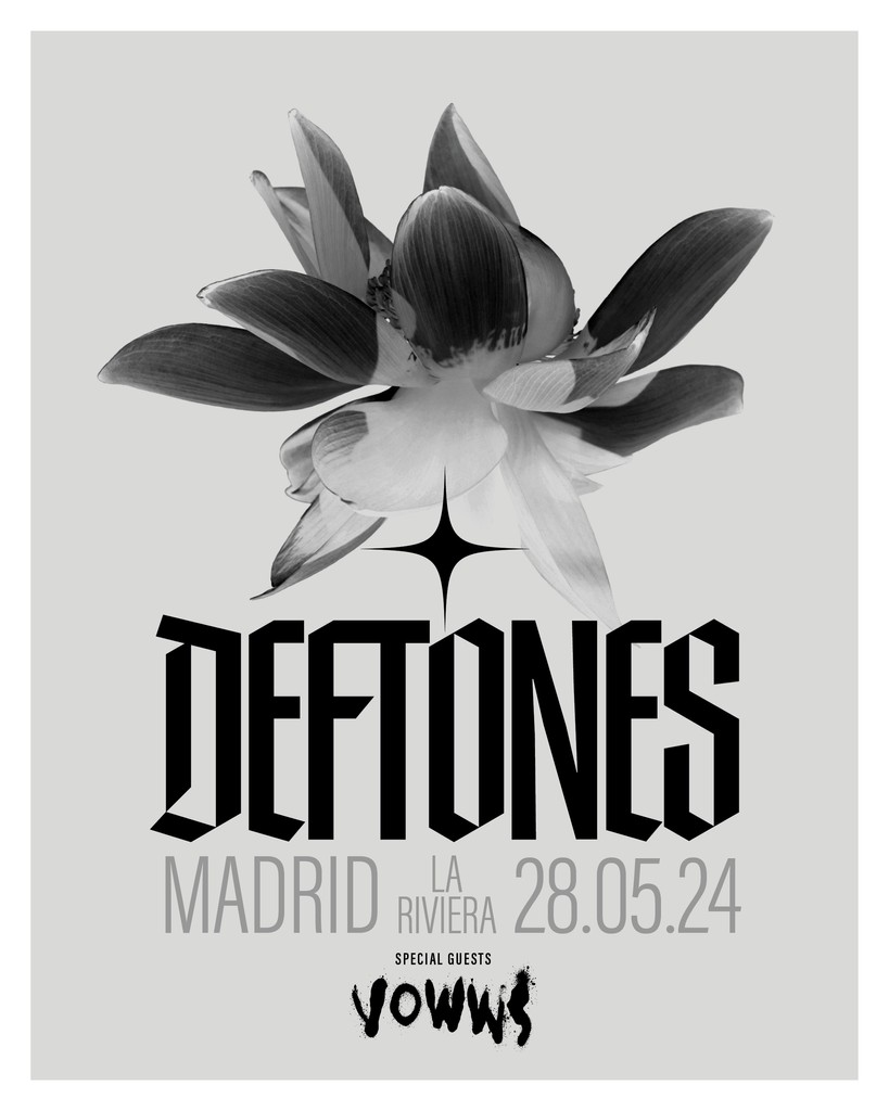 El death-pop australiano de @vowwsband acompañará a @deftones en su concierto en Madrid 💥

Os recordamos que los tendremos sobre el escenario de La Riviera el próximo 28 de mayo, dos días antes de su paso por Primavera Sound Barcelona 2024.
#primaveratours