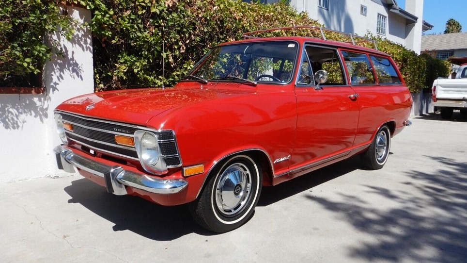 Auction ends Tuesday, May 28th! This rotisserie-restored 1968 Opel Kadett L Caravan is powered by a water-cooled 1.1-liter I4 mated to a four-speed manual transmission. l8r.it/xWCO