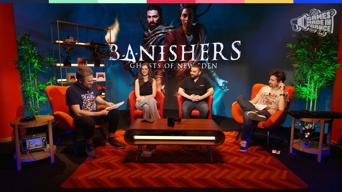 During #GMIF24, Elise Galmard (Lead Narrative) and Simon Svoboda (Gameplay Director) shared exciting insights about #Banishers: Ghosts of New Eden. 🕯️🌒 Thank you @JeuxMadeInFR, @MISTERMV and @Shisheyu for your enthusiasm! 👀 [Stream FR] bit.ly/3USayCI