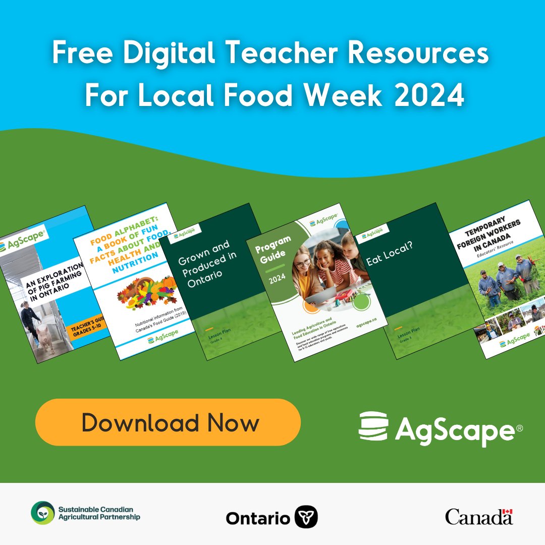 Local Food Week is June 3-9, a fantastic opportunity to teach your students where our food comes from, healthy eating habits, and the value that local food brings. Download our free digital Teacher Discovery Kit for Local Food Week: ow.ly/UOeS50RICS6