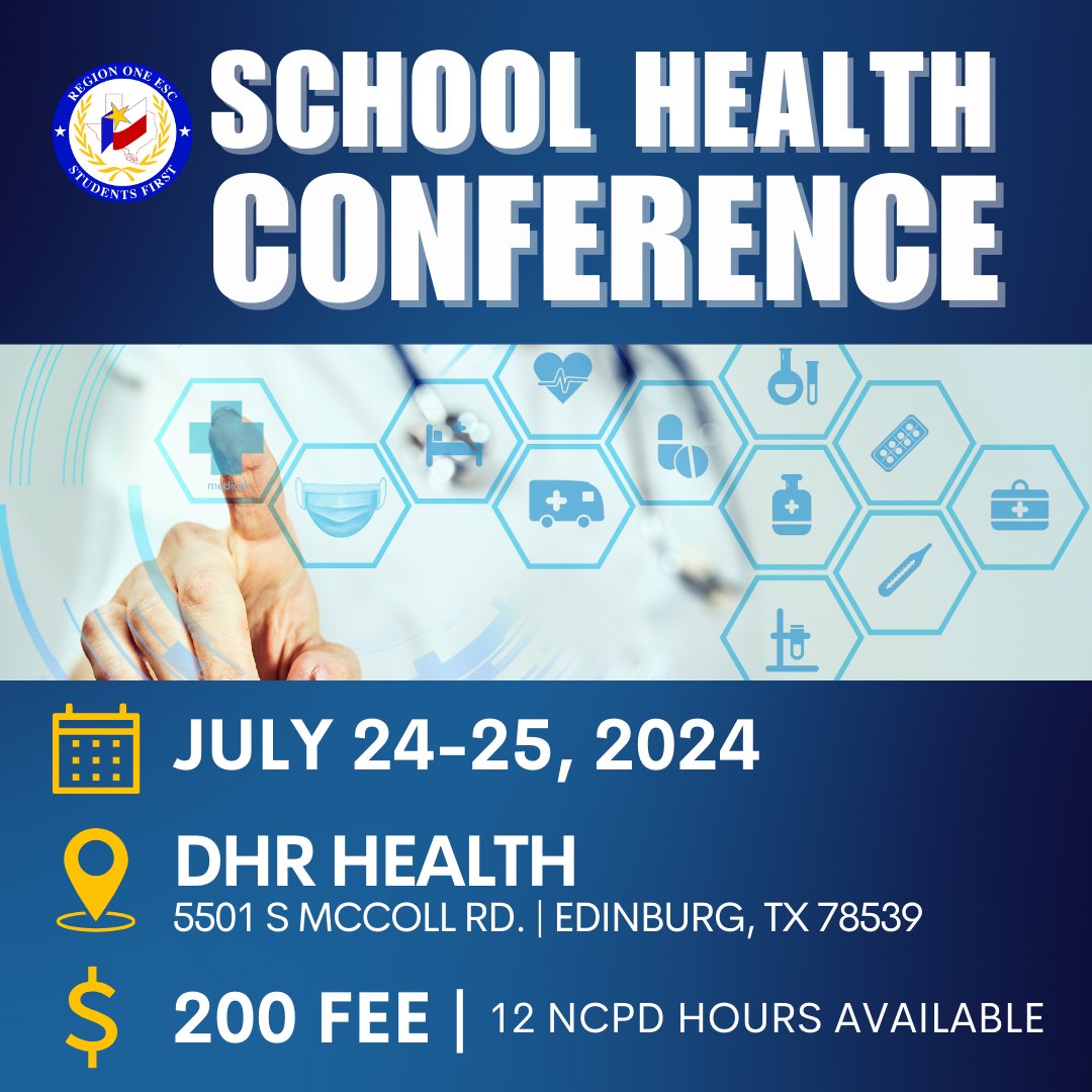 👩‍⚕️👨‍⚕️ ATTN School Health Professionals: Earn 12 continuing education hours at our School Health Conference. Register today at ow.ly/RcfI50RNWlt.