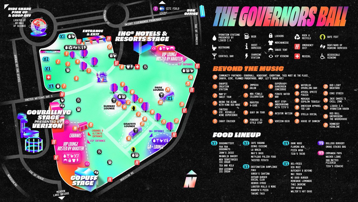 Governors Ball 2025 Lineup Tickets Dates Location