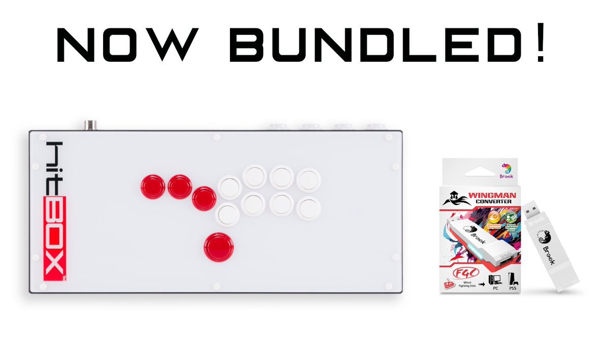 On our website, the Hit Box now includes a Brook Wingman FGC - while supplies last! hitboxarcade.com/products/hit-b… #HitBox