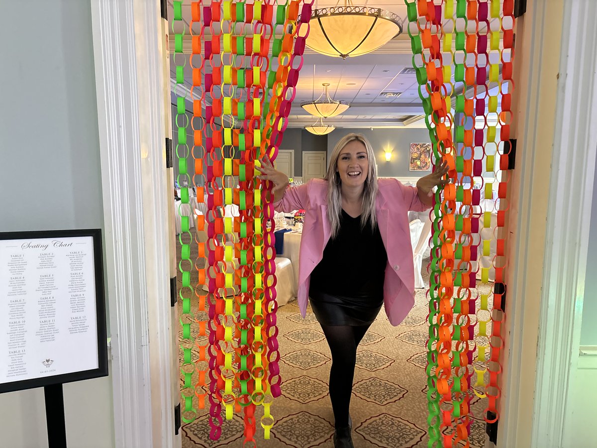 We turned back the clocks for Matthews Hall on May 4 for their Annual Spring Gala, the 80's Dinner Party &amp; Auction!💃✨

Guests were transported back to the vibrant era for an unforgettable night of neon nostalgia &amp; fundraising fun! 

How cool is this dance floor?🪩

#LetsConnect
