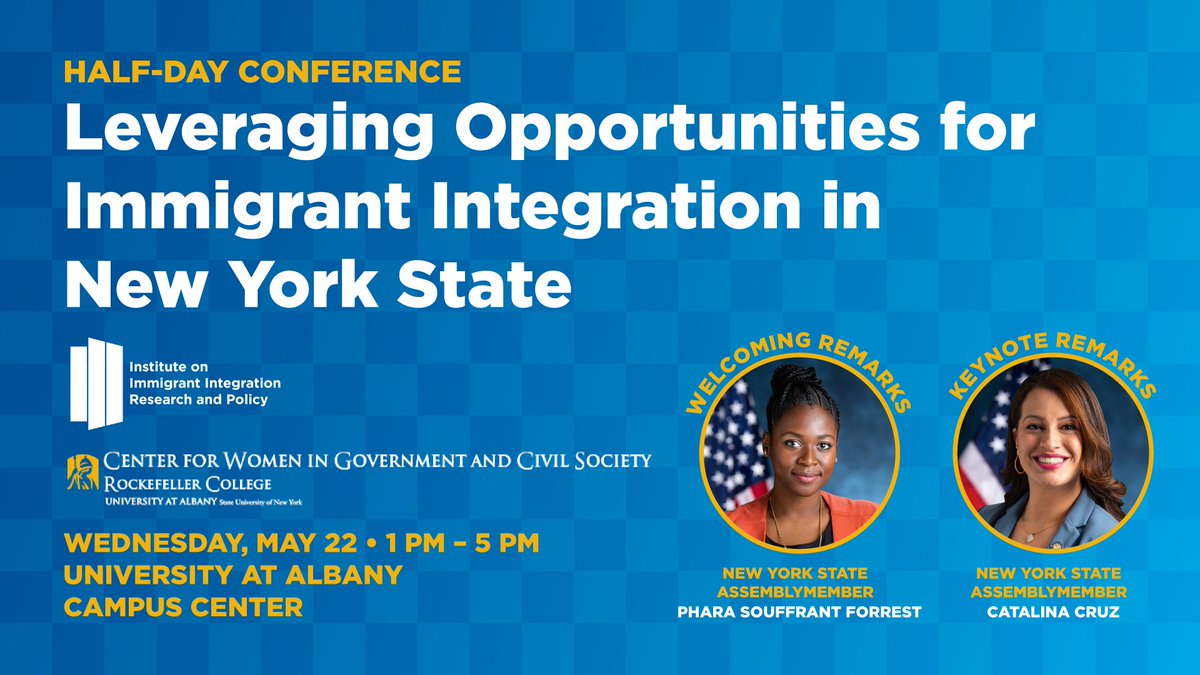 Interested in furthering #immigrant inclusion in through your practice, research, or policymaking?
Explore strategies with this virtual session at the Institute on Immigrant Integration Research &amp; Policy conference TOMORROW, May 22.

Register: ow.ly/mPyA50RKwqe