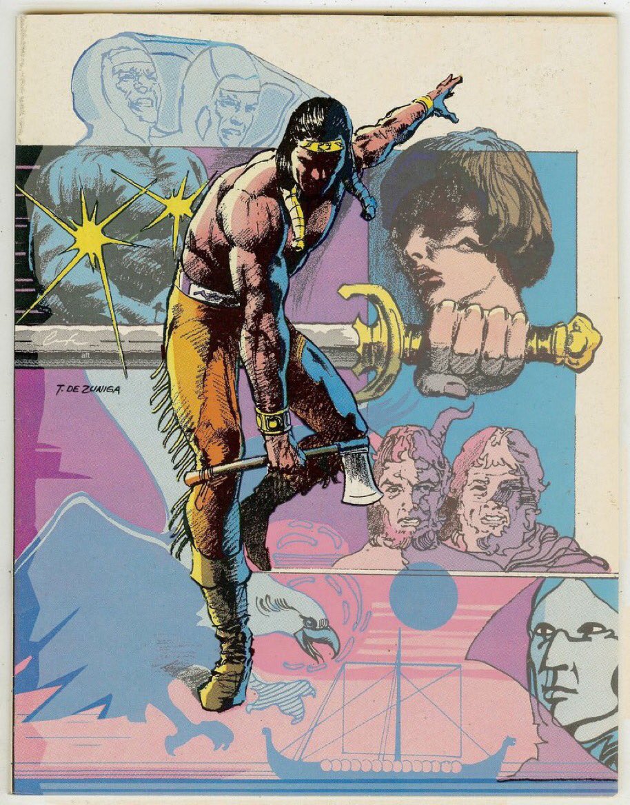 #OnThisDay in 1981 #ArakSonOfThunder debuted in #Warlord #comics #48 #BrightSkyAfterStorm #RoyThomas & #ErnieColón’s #nativeAmericanSonOfAThunderGod palsAround w #vikings who name him #Eric/Arak #wandersTheGlobe but returns to his people in #NorthAmerica w #shaman skills from Pop