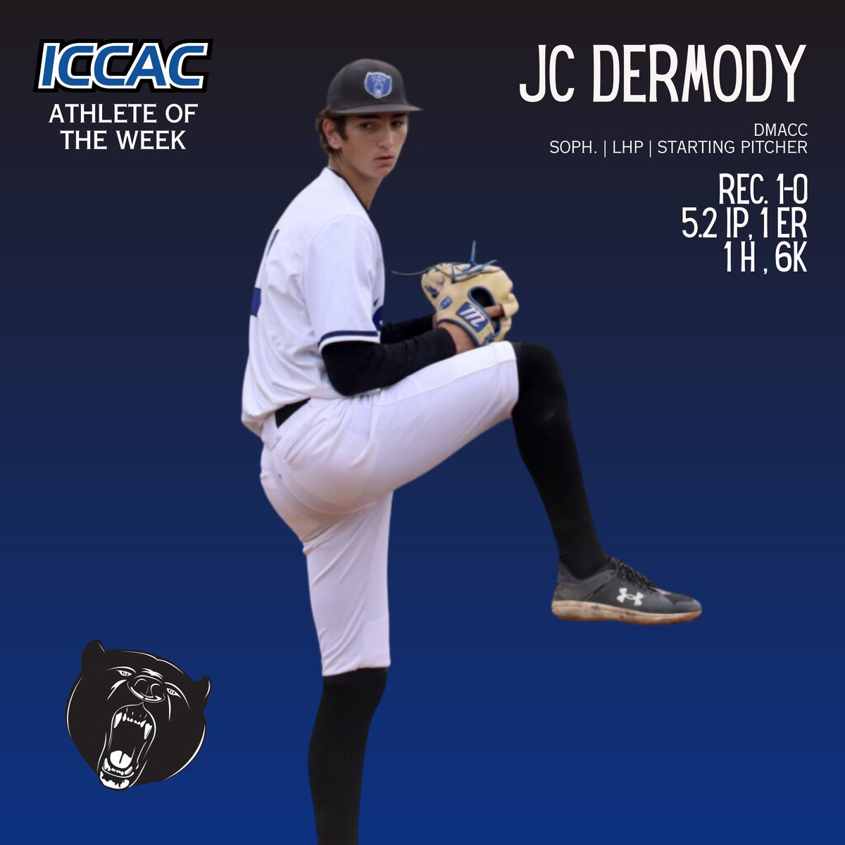 ICCAC Sports (@iccacsports) on Twitter photo ATHLETE OF THE WEEK
🗓️MAY 13-19
DIVISION II BASEBALL ⚾️
<a href="/DMACCBaseball/">DMACC Baseball</a> Cael Boever
<a href="/DMACCBaseball/">DMACC Baseball</a> JC Dermody
🔗bit.ly/4buHwQW
#NJCAABaseball ⚾️ ATHLETE OF THE WEEK
🗓️MAY 13-19
DIVISION II BASEBALL ⚾️
<a href="/DMACCBaseball/">DMACC Baseball</a> Cael Boever
<a href="/DMACCBaseball/">DMACC Baseball</a> JC Dermody
🔗bit.ly/4buHwQW
#NJCAABaseball ⚾️