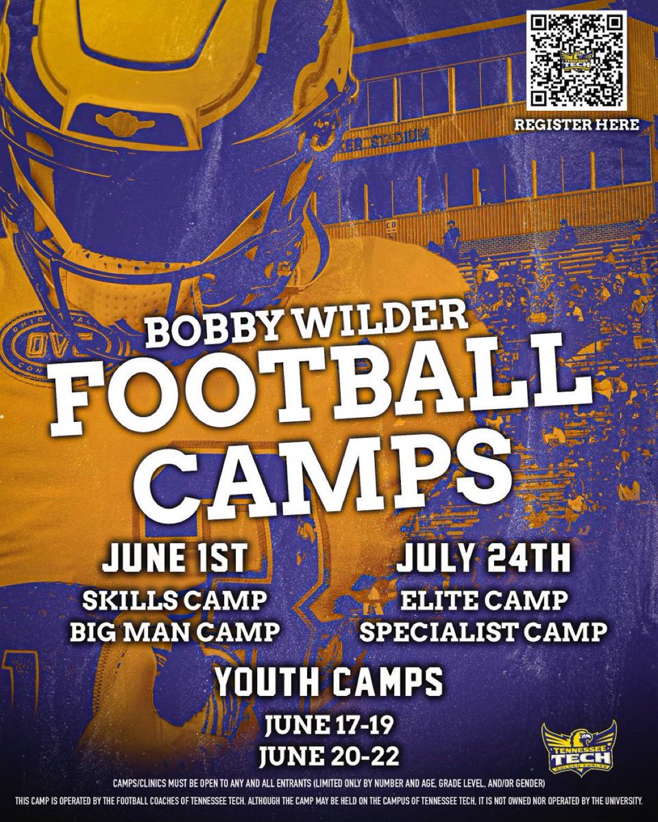 Thank you <a href="/CoachWilder353/">Bobby Wilder</a> for the camp invite!!! <a href="/PrepRedzoneNM/">Prep Redzone New Mexico</a> <a href="/TNTechFootball/">TTU Football</a>