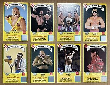 ThrowBackShack1's tweet image. #TradingCardTuesday These were some of my favorite trading cards when I was a kid! Any of you have these?
#WrestlingCards #HulkHogan #MachoMan #CircleK