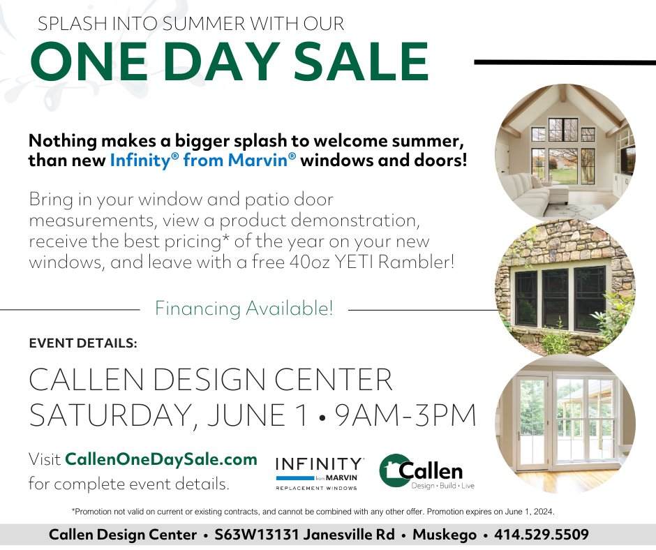 CallenDesignX's tweet image. Save the date! 📅 CallenOneDaySale.com