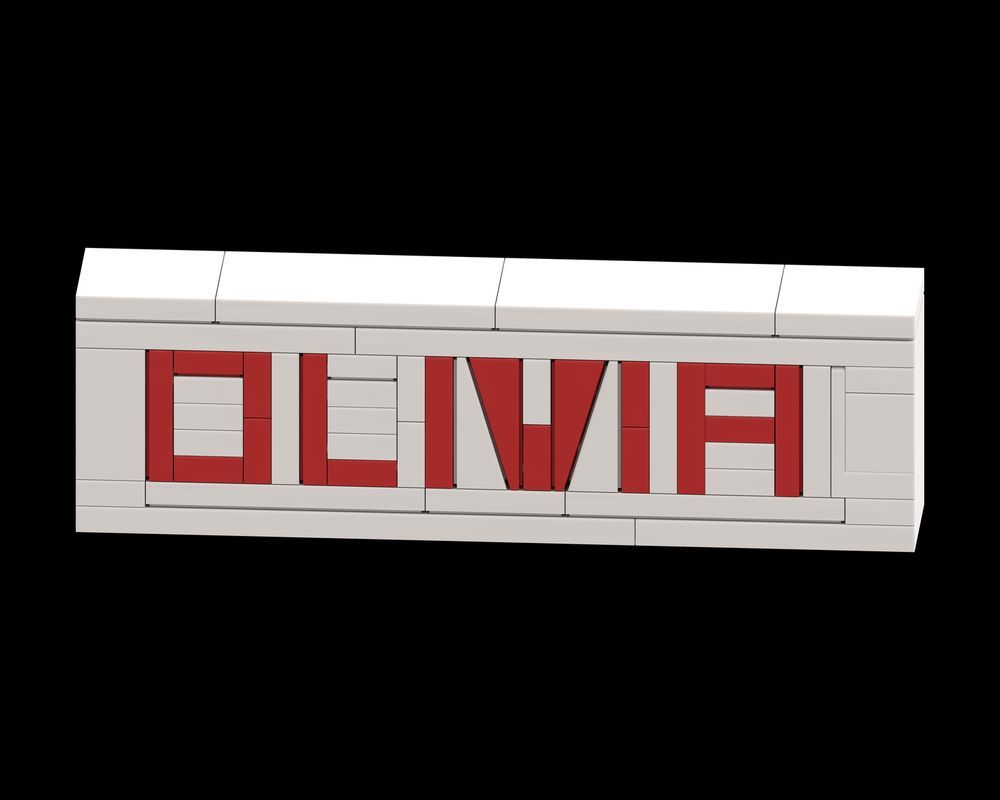 SNOT Name Sign - Olivia by @ztbricks #LEGO reb.li/m/184340