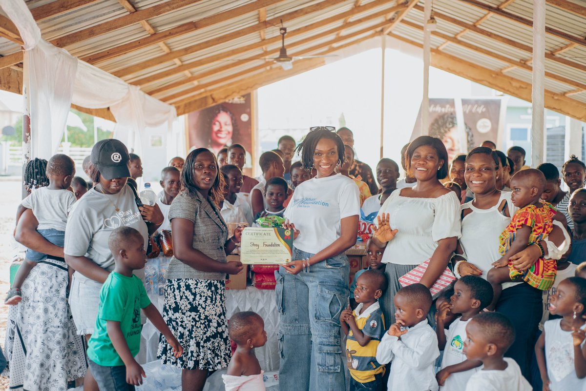 shayfoundation_'s tweet photo. Where every smile tells a story of hope 🌟
Thank you @wendyshaygh @shayfoundation for putting smiles on the faces of these wonderful children 
Home: Potters Village https://t.co/6nEtHCFpSV