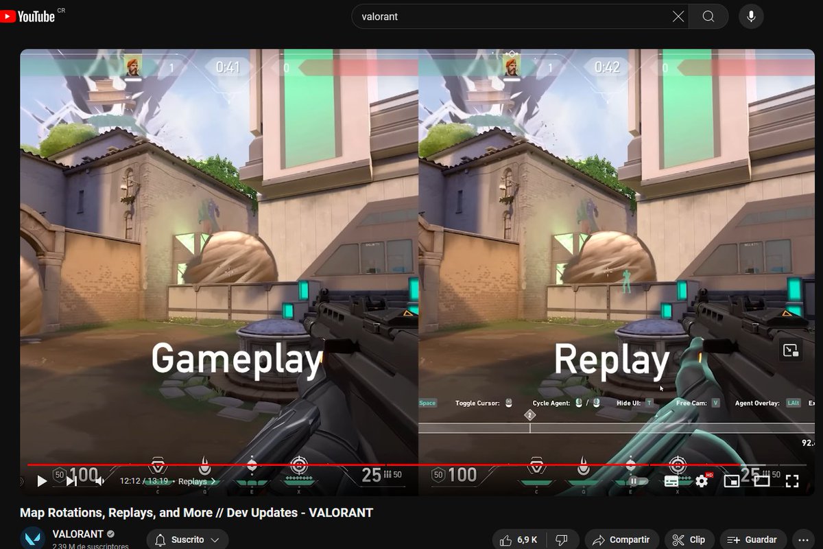 Van a meter un sistema de replays valo.....  Me going happy