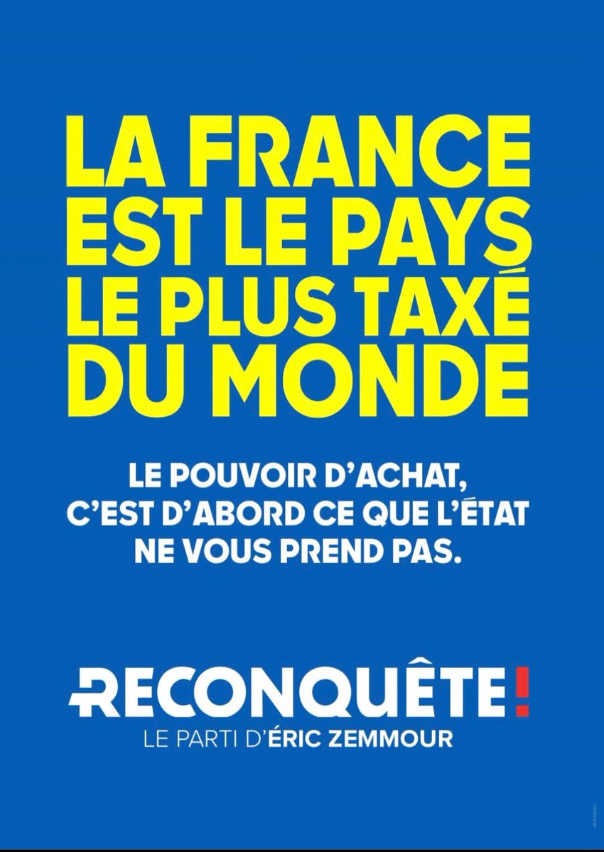 ⚠️Ce message ne s'adresse pas aux personnes qui veulent continuer à s'appauvrir. 👉#VotezMarion 👉Parti-Reconquete.fr/programme