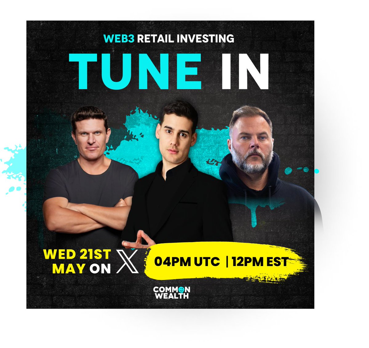 wlthxyz's tweet photo. 🚨BREAKING: MASSIVE AMA WITH @MarioNawfal

DIVE INTO WHY @joincommonwlth IS CHANGING CRYPTO FOREVER!

LAST AMA'S BEFORE $WLTH PUBLIC SALE ON 22ND & 23RD MAY!

TUNE IN NOW! 🔥👇

https://t.co/bm6p7RxkWF
