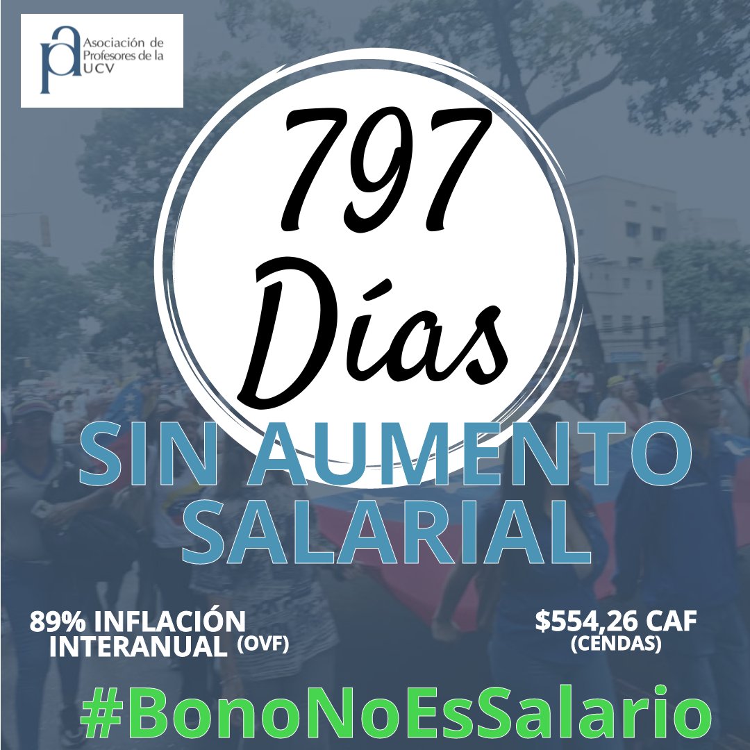 #UCV #Profesores #Venezuela #SalariosDignosYa #BonoNoEsSalario