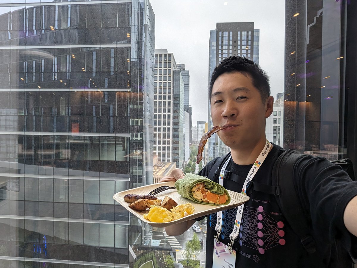 richardneesh's tweet image. アメリカンな朝食

#MicrosoftBuild