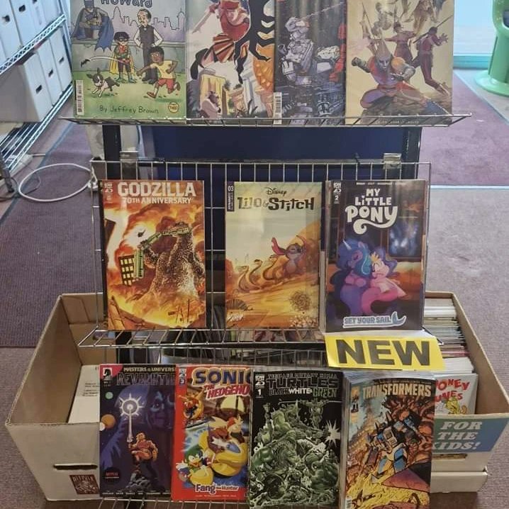 The weather may be a bit miserable today but that won't stop us from bringing you a brand new delivery! All these amazing comics ready for you tomorrow at 11am! 😁