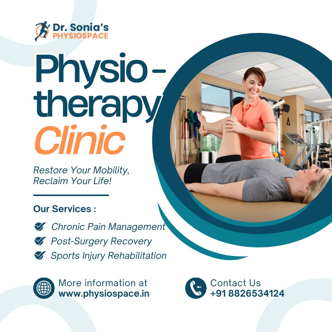 drsphysiospace's tweet photo. 🌟 Discover Healing and Wellness at Dr. Sonia's PhysioSpace! 🌟

Personalized treatment plans tailored to your needs

Phone: +91 8826534124 
Website: https://t.co/xjlCys4S5R

#PhysioSpace #DrSonia #SouthDelhi #Physiotherapy #HealthAndWellness #PainRelief #BookNow https://t.co/svMtU6KxXu