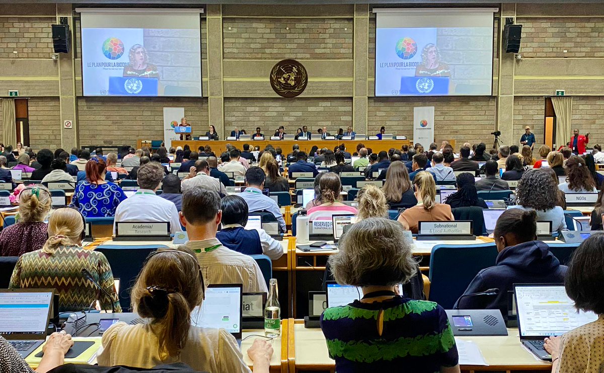 Time is not on our side to deliver the #BiodiversityPlan We need faster, better & smarter implementation progress to meet our global biodiversity goals. At #SBI4 opening, I encouraged delegates to show focus, compromise & ambition #ForPeopleForPlanet. unep.org/news-and-stori…