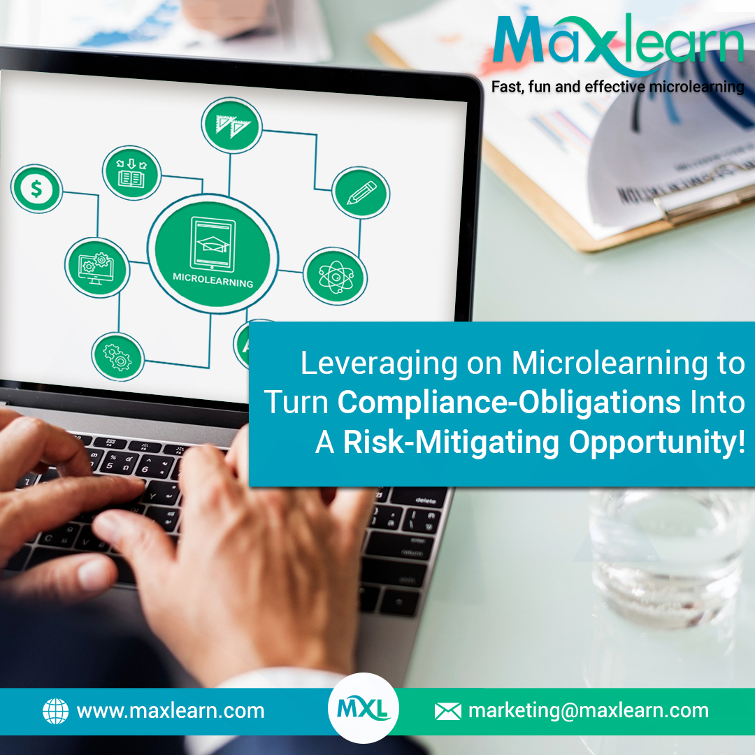 Embracing Microlearning is good business! A well-trained workforce on Compliance/Regulatory accountabilities is very comforting. Click here to know more... maxlearn.com/blogs/risk-mit…

#Microlearning #compliancetraining #regulatorycompliance