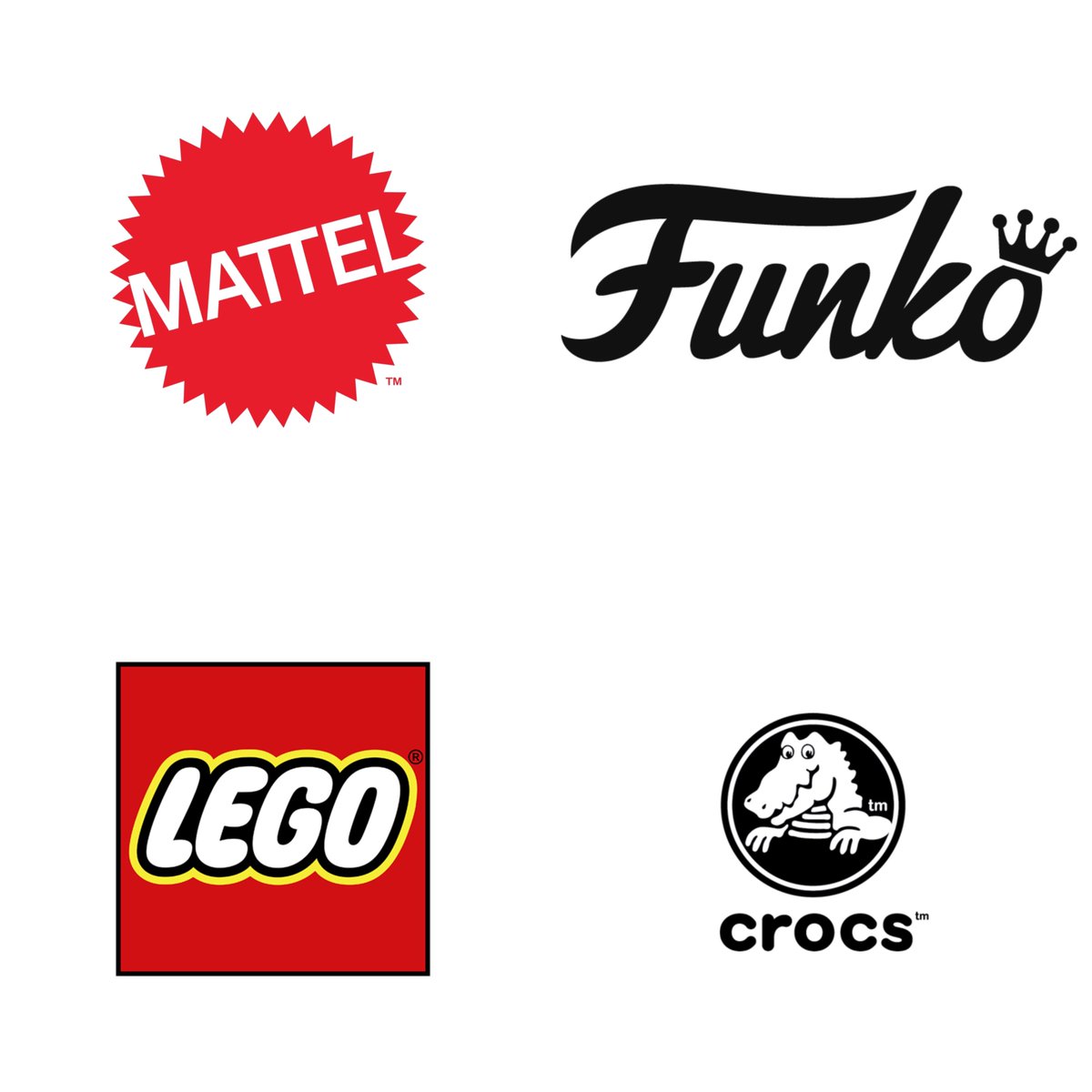 🚨 Confira algumas marcas que lançarão produtos de “Wicked”:

- Funko
- Mattel 
- LEGO
- Crocs
- Hasbro
- Build-A-Bear
- LUSH, e muitas outras…