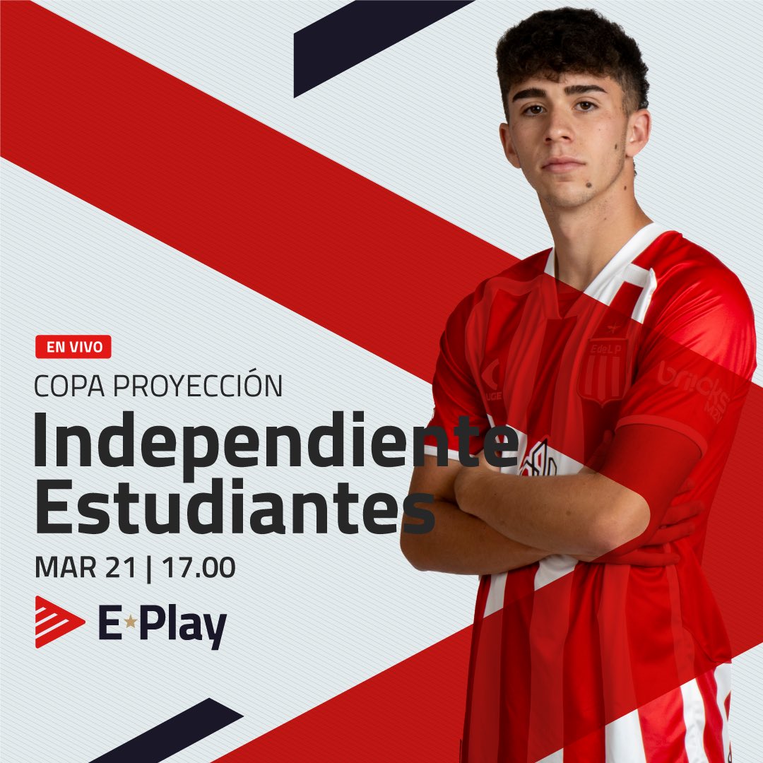 🔜 ¡Martes de Reserva! 🦁 🏆 #CopaProyección Fecha 13 ⚽️ @Independiente 🆚 @EdelpOficial ⏰ 17:00 ¡En VIVO por #EstudiantesPlay! 📲 estudiantesplay.com