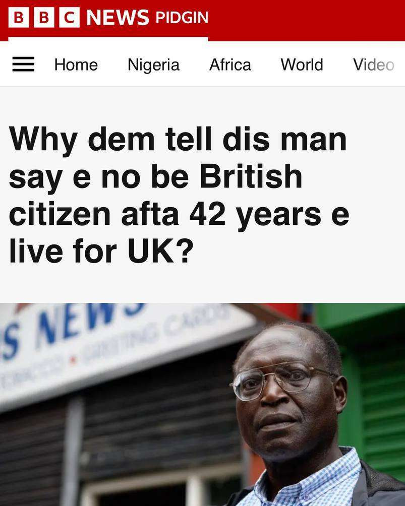 Pidgin was created to make shared common language that was easy to learn and was accessible to Africans. I'm thankful for it every time I read a Pidgin headline.