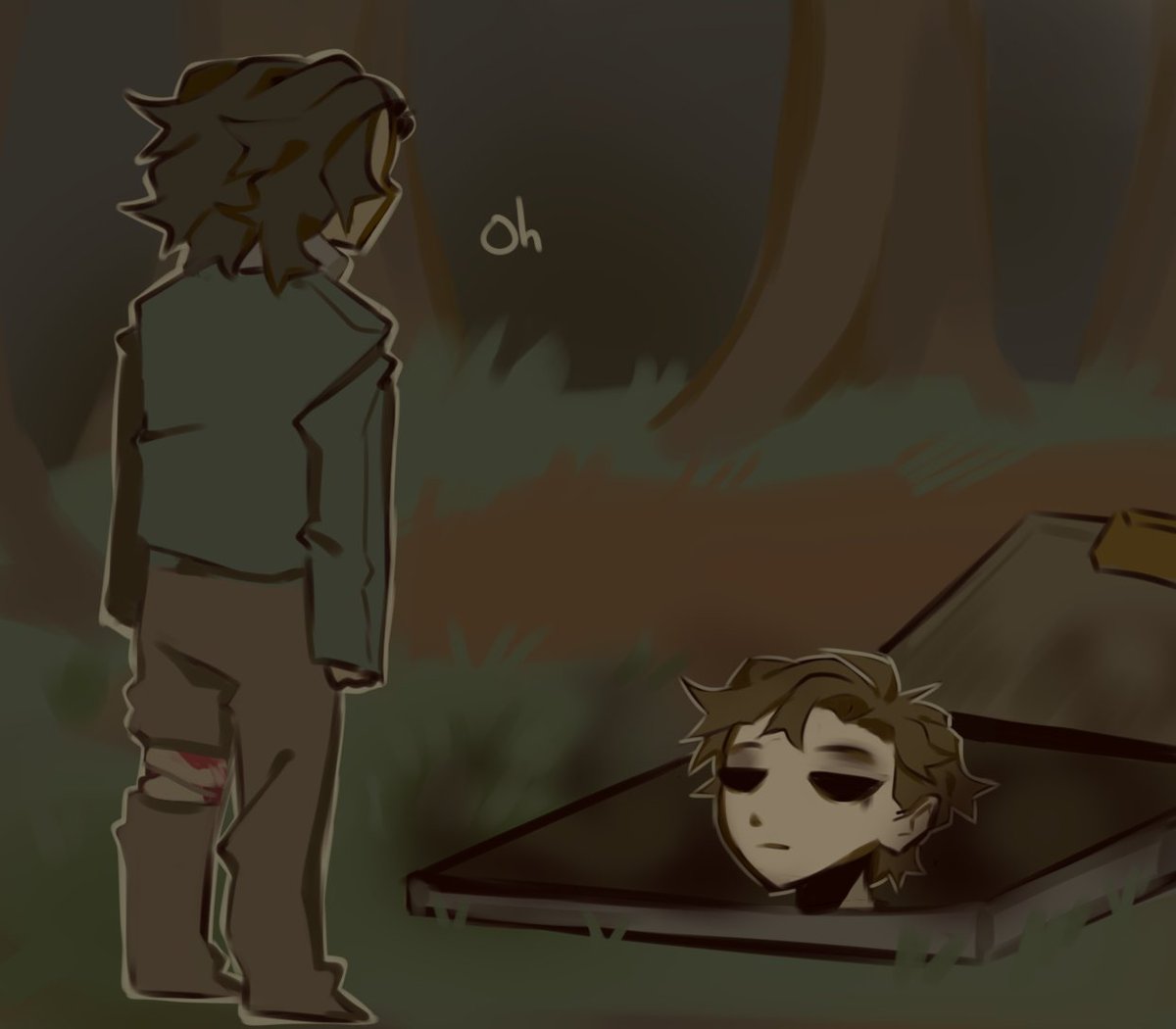 Asukeq1's tweet photo. another #dbdcomic  

#dbd #deadbydaylight #dbdart #dbdfandom #deadbydaylightart #deadbydaylightfanart #dbdfanart #deadbydaylightfandom #jakepark #michealmyers https://t.co/fjBOILX6El