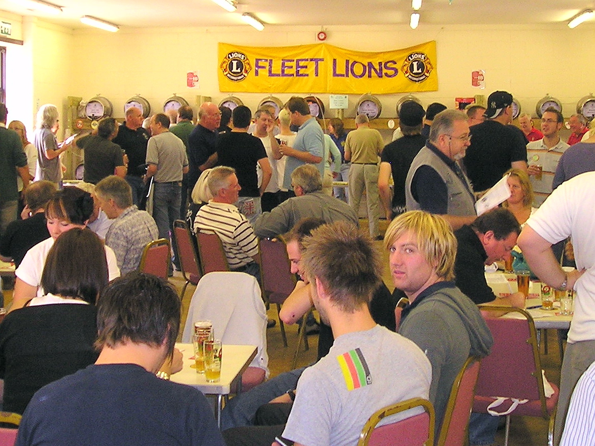 #FleetLionsBeerfest having some craft ales for the 1st time. #CAMRA  joining us for a social & promotion stall on 3 Aug. Significant sum from festival goes to our #prostatescreening on 31 Aug (fleetlions.org.uk/prostate).
So get your tickets – now! (fleetlions.org.uk/beerfest)
