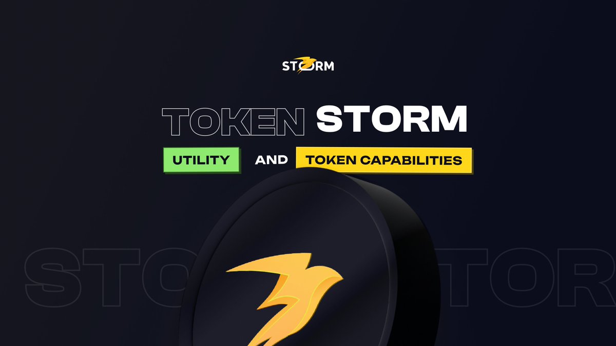 ⚡️ Meet STORM: utility token of Storm Trade

🤔 Friends, we often get questions from you about what STORM token will be valuable, what utilities it will have, how to get a whitelist and participate in IDO!

🤝 To answer these and many other questions we have prepared for you an