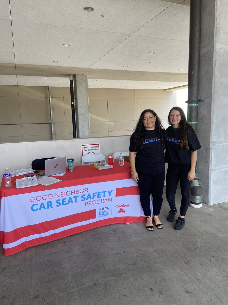 NoraSFAgent's tweet photo. Part of The Nora Rodriguez - State Farm Team was at Golisano Children's Hospital of Southwest Florida today assisting our local families with The Good Neighbor Car Seat Safety event! ❤️🚗👶🏻

Shout out to Karen and Elizabeth! 🤗 https://t.co/PsRUpMgqar