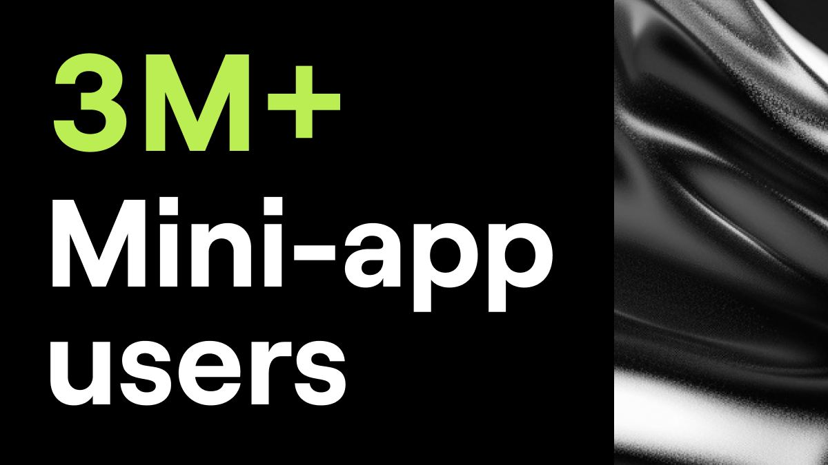 3M+ Mini-app users
t.me/BlumCryptoBot/…

blum.io