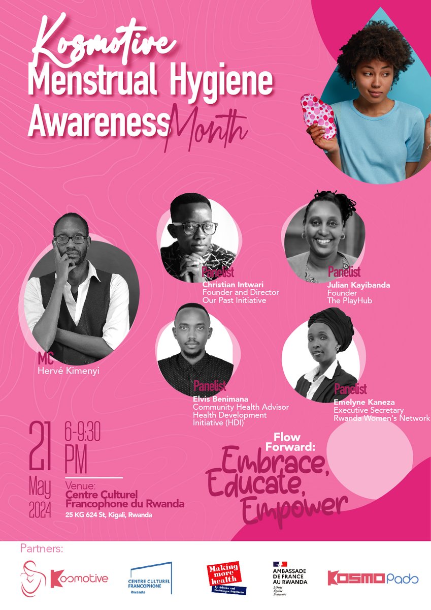 Happening Now: 
Ahead of #MenstrualHygieneDay2024, we are excited to share that our Community Health Advisor, @Elvis_Benimana, is currently part of an important panel discussion on #BreakingTheSilence, #raisingawareness, and changing negative #socialnorms surrounding