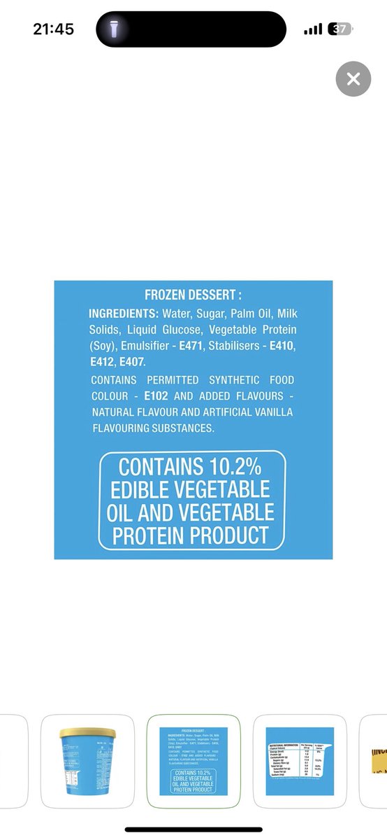 RawatAjay12's tweet photo. @foodpharmer2 why Kwality Walls have Palm Oil in Ice Cream / Frozen Dessert? https://t.co/oTZApTyFQi