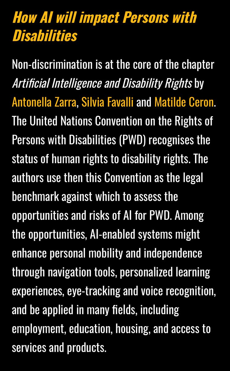 Thanks to the @The_Digi_Con team for featuring our chapter on #AI and #disability rights in their review of the book “Artificial Intelligence and Human Rights” (Oxford). Cc @matildecer @Silvia_Favalli digi-con.org/the-age-of-ai-…