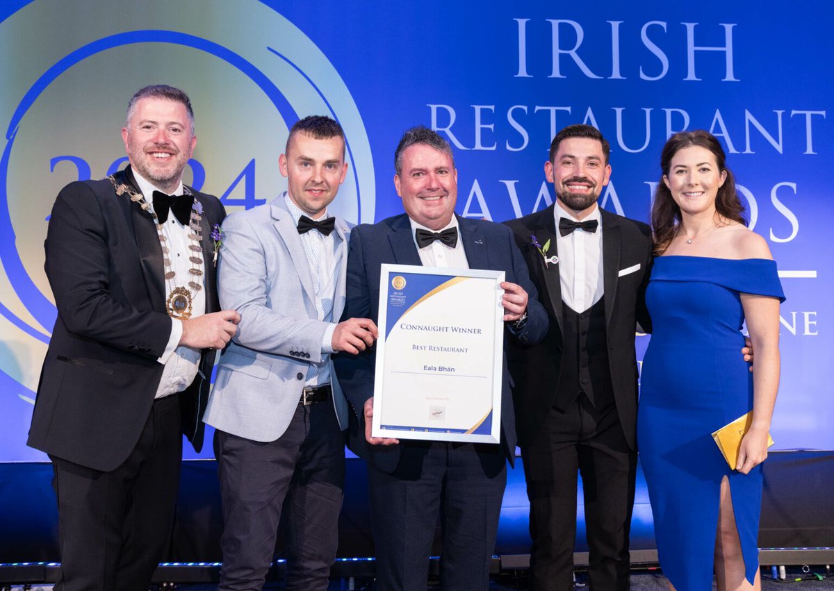What a beautiful amazing night. Thank you to our amazing customers, thanks to our wonderful staff, best restaurant Connaught for the 2 years running and in the top 5 in the country. 🤩 a very proud Sligo man🥹@restawards @wildatlanticway @SligoFoodTrail @Sligo