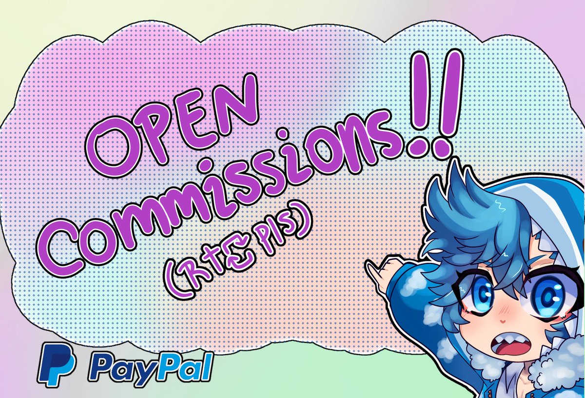 [📌] -ˏˋ⋆ COMMISSIONS ⋆ˊˎ-
Below I will leave you a thread of all my open commissions, please share (need to eat) 
╴╴╴╴╴╴╴╴╴╴╴╴╴╴╴╴╴╴╴╴╴╴
A continuación os dejo un hilo con todos mis encargos abiertos, por favor compartid (hay que comer) 🦈‼️