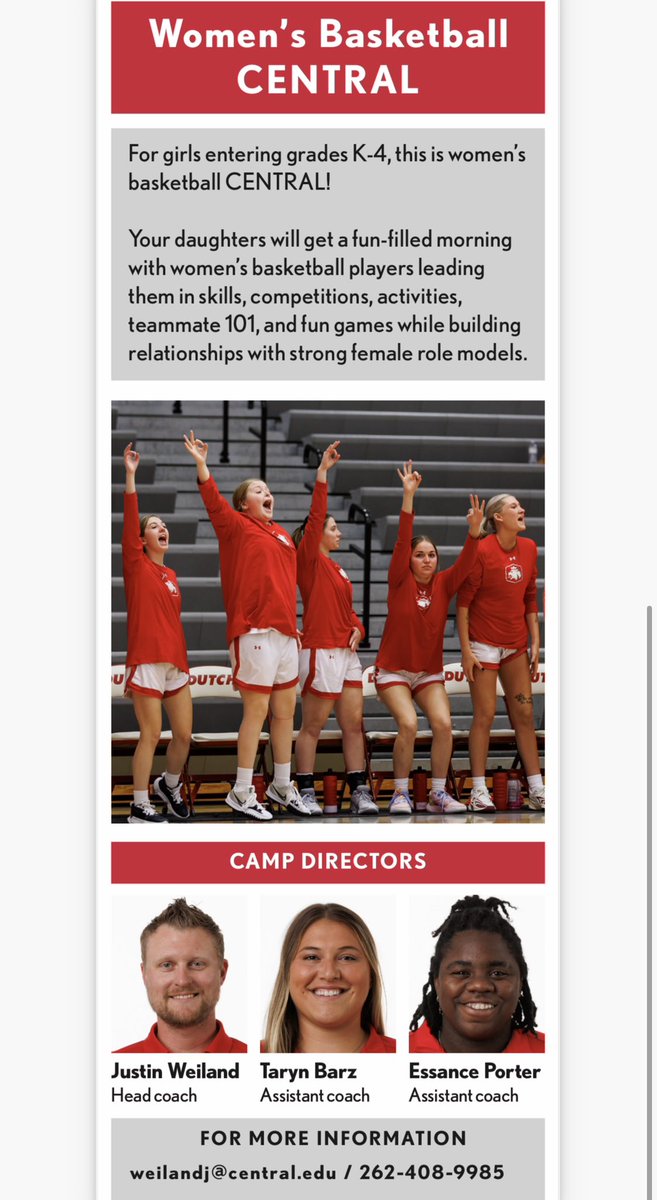 Central Women's Basketball tweet media