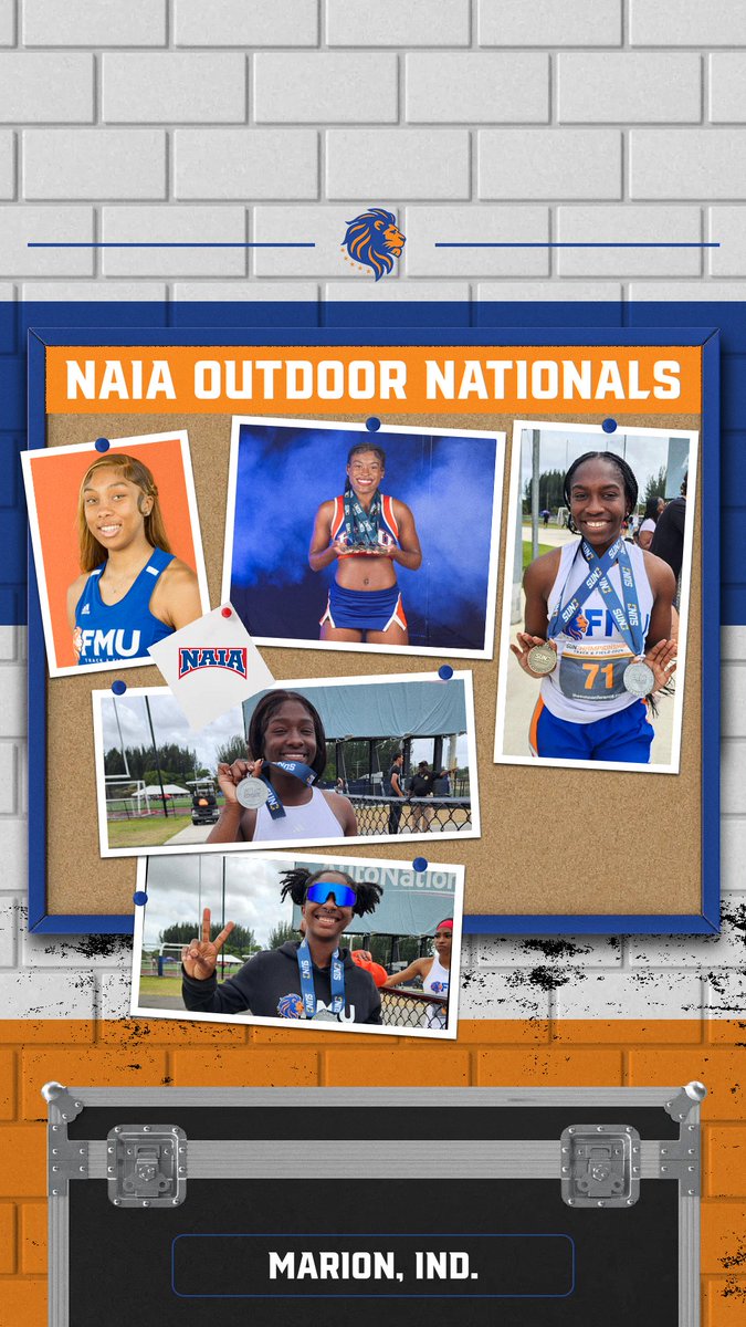 Kudos to our @FLMemorialUniv female track & field student-athletes who are heading to #Indiana for the @NAIA Outdoor Track & Field National Championships! K. Morris - 4x1 A. Graham - Long Jump - 4x1 (alternate) S. Levy - 100m - 4x1 Q. Jenkins - 4x1 A. Smith - 4x1 #fmu #hbcu 🦁