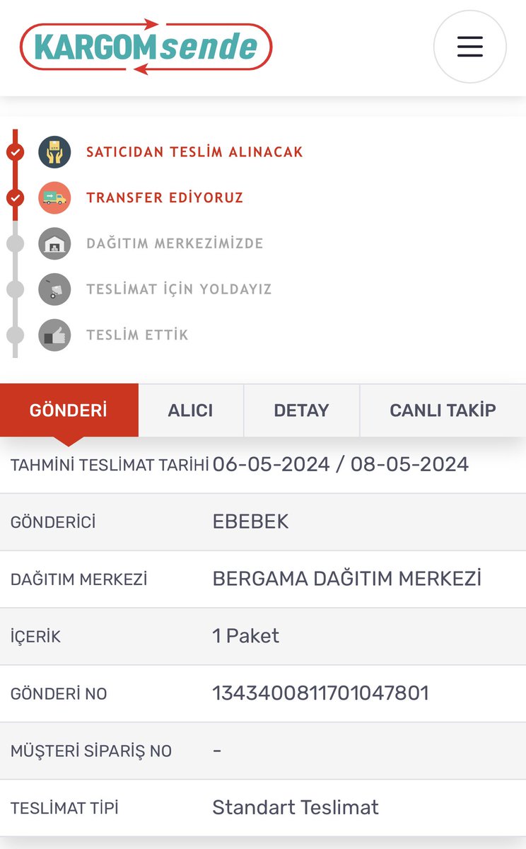 30.04.2024 de verdiğim sipariş ortada yok. 10 gündür arandığımda hep aynı 1-5 iş günü içerisinde yola çıkacak deniyor. Her gün ebebek tarafından aranıyorum ve Ürünlerinizi mi istiyorsunuz, para iadesi mi? diye soruluyor. Bu nasıl bir sormsuzluktur? <a href="/ebebek/">ebebek</a> #şikayet #ebebek