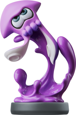 Inkling Squid amiibo (Purple)