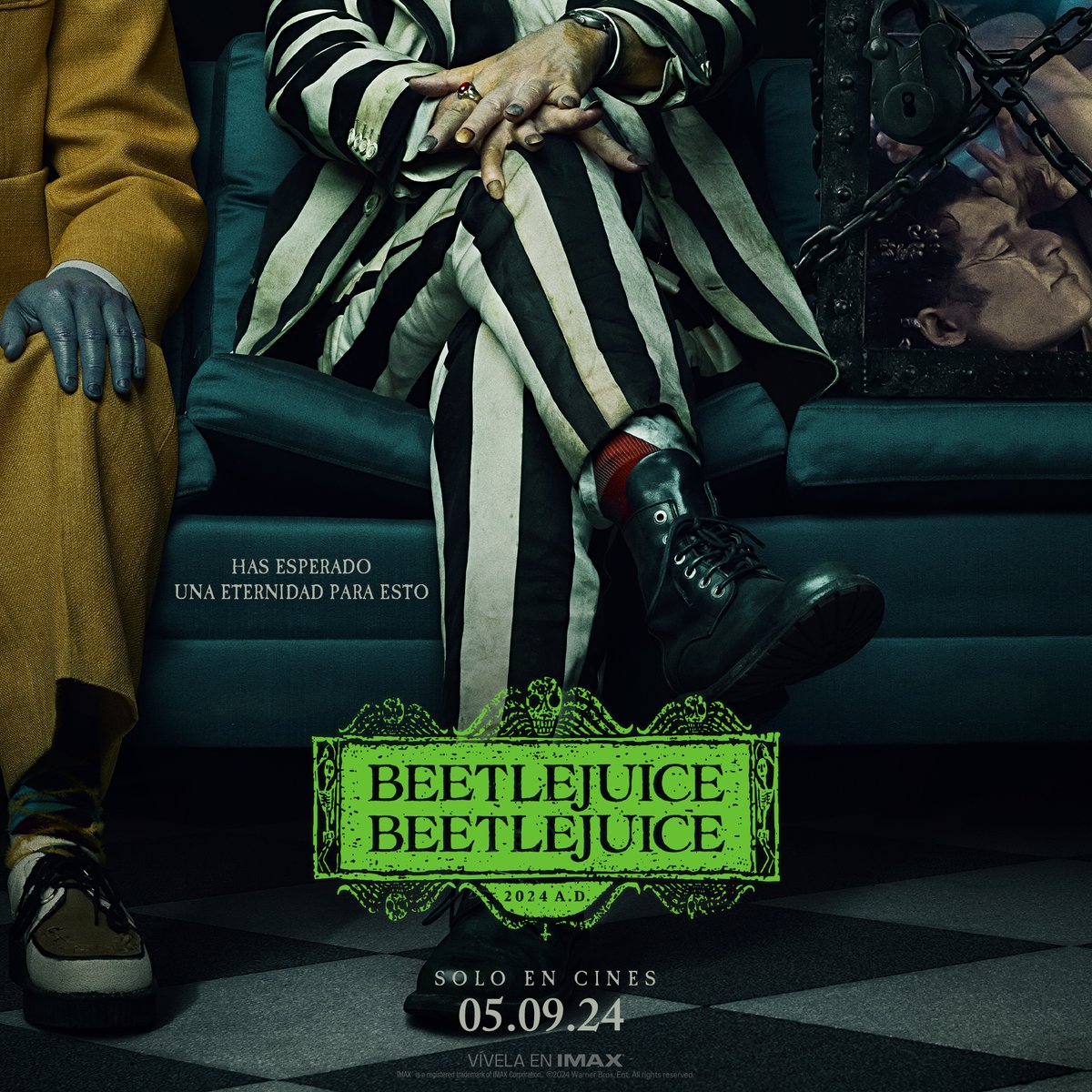 Te guardamos un lugar. Tráiler este jueves. #Beetlejuice #Beetlejuice – 5 de septiembre, solo en cines.