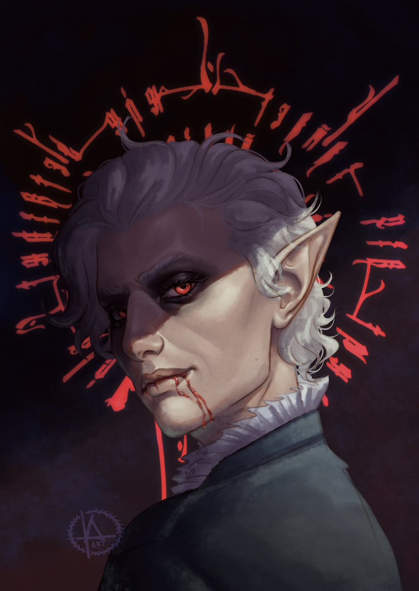 Did someone asked for Astarion? 🩸
.
.
#baldursGate3 #Baldursgatefanart #fanart #Astarion #vampire