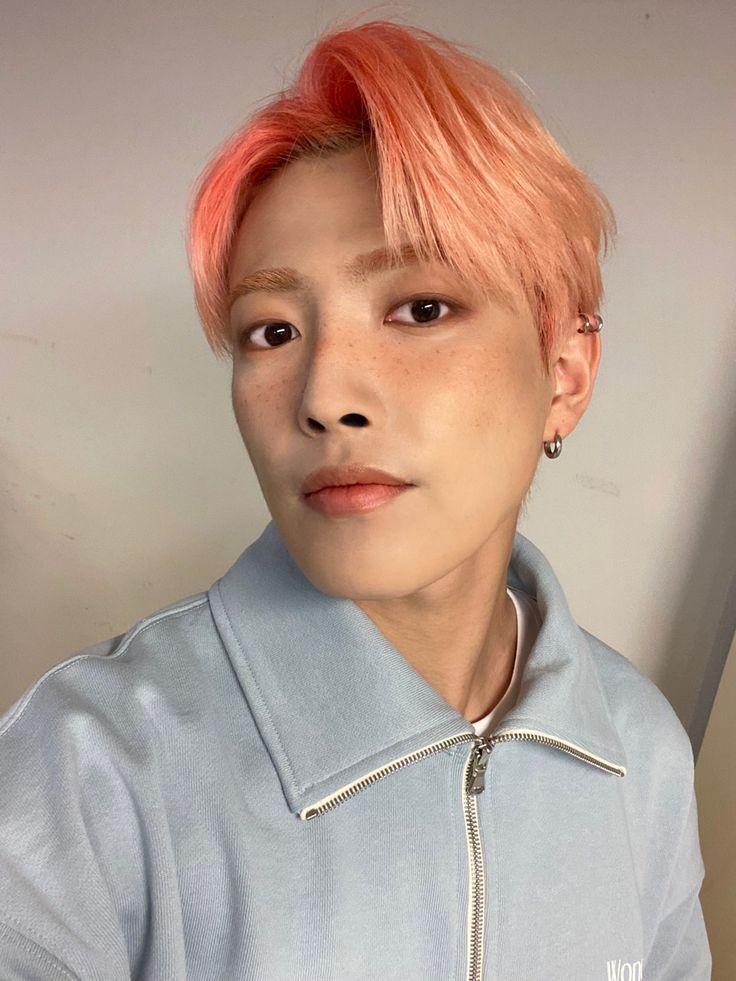so no one was gonna tell me abt blushed up freckle-joong w salmon orange hair? alright...