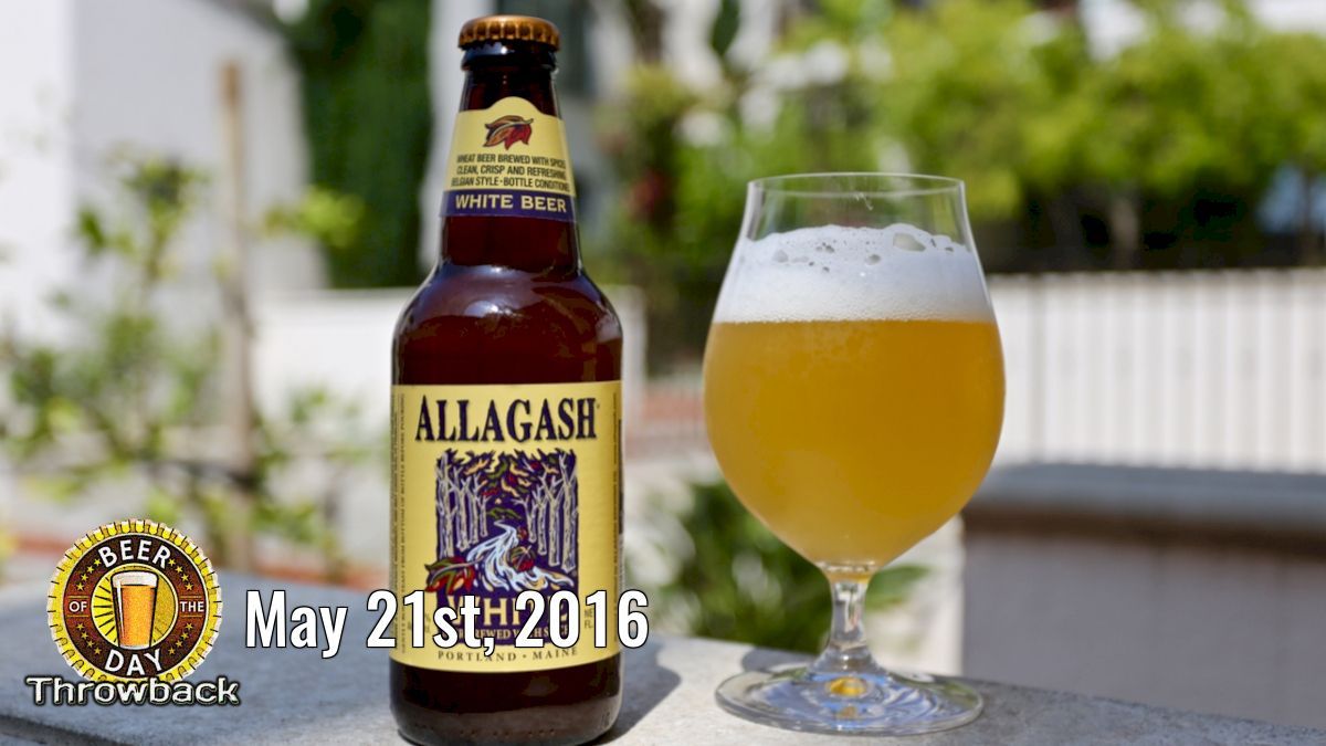 Beer of the Past for May 21st, 2016: Allagash White from Allagash Brewing Company (botd.us/DQyZWR) in Portland, ME. #lovebeer #beergeek #beersnob #ilovebeer #drinklocal #beertography #craftbeer #beer @AllagashBrewing