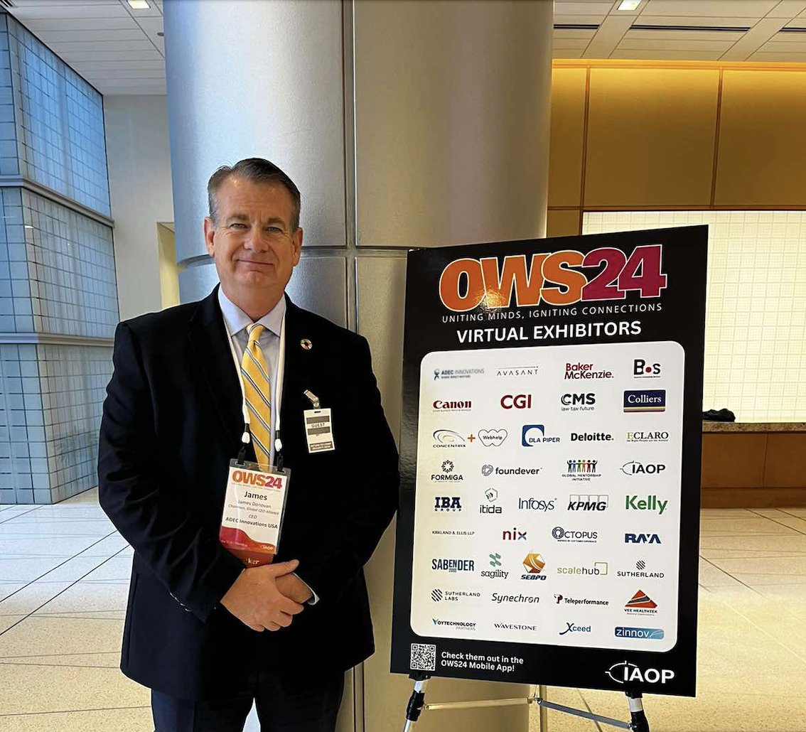 ADECInnovations's tweet photo. 🚀 #OWS24 Day 1 is here!
🌟Bravo to IAOP team for such welcoming and thought-provoking Opening Remarks.
📢 Don't miss "Global Business Solution Providers as Impact Agents" by James Donovan, CEO of ADEC Innovations, today 1:45 – 2:15 pm.
#GBS #SharedService #Impact #OneADEC https://t.co/FE1DCzhBMt