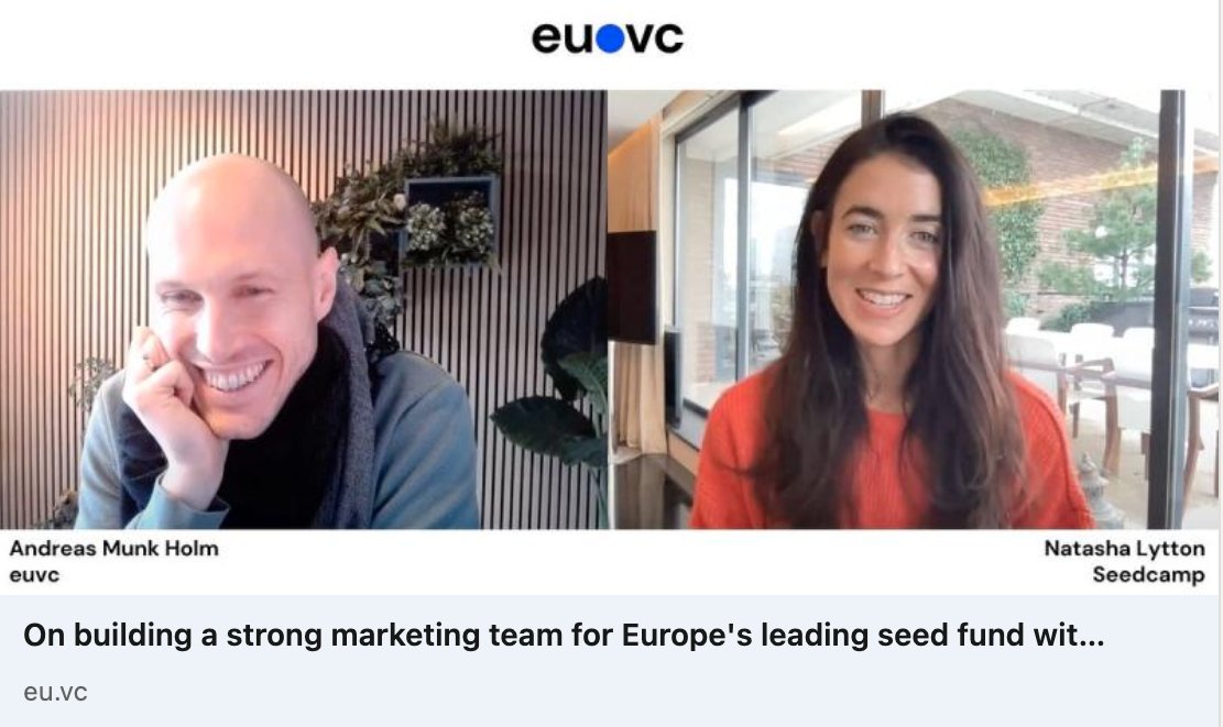 What do parenthood and startups have in common? 

In the latest episode of <a href="/the_euvc/">The European VC</a> podcast, our Director <a href="/Natashalytton/">Natasha Lytton</a> shares her experience of motherhood and being an operator in tech. 

Tune in 🎧
eu.vc/p/on-building-…