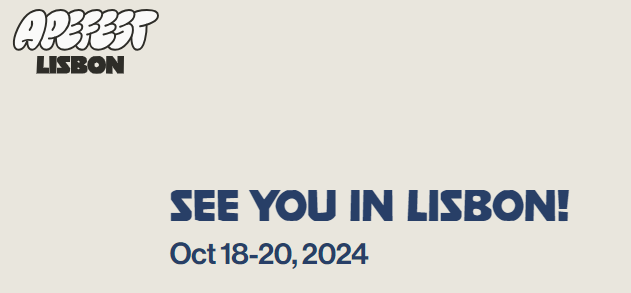 See you soon Lisbon <a href="/BoredApeYC/">Bored Ape Yacht Club 🍌</a>